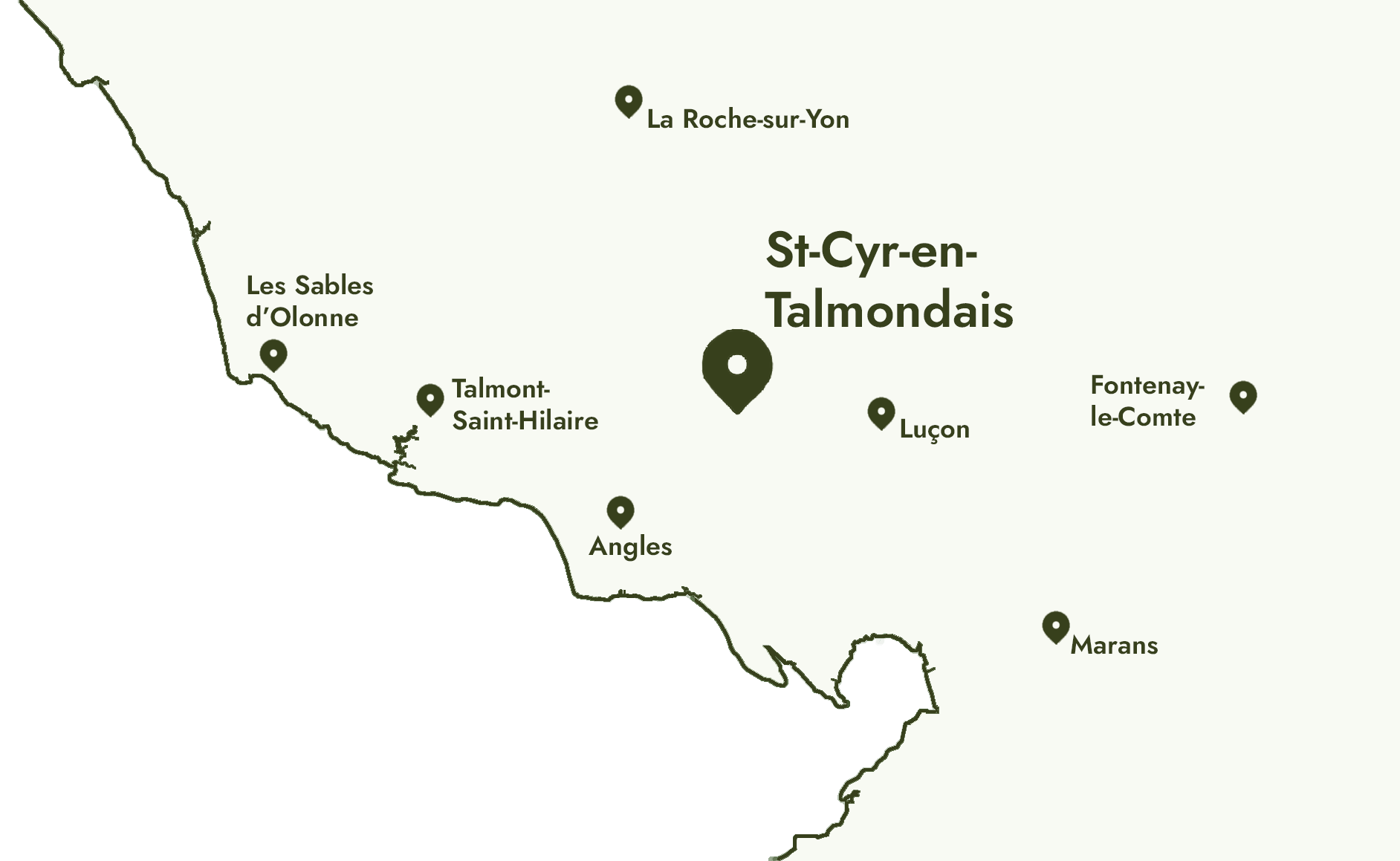 Carte de la végèterie